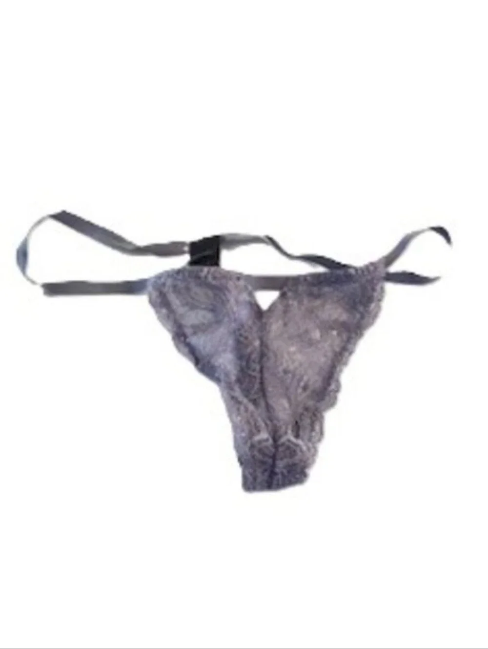 Victoria's Secret Lavender Lace Babydoll Lingerie Set 36C - Picture 2 of 6
